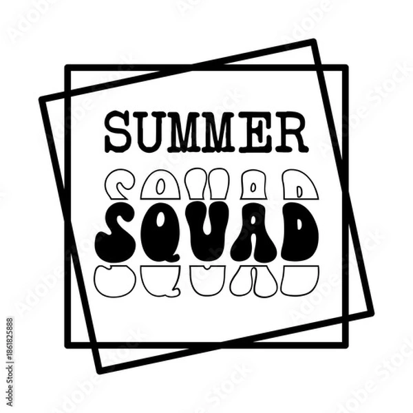 Obraz Summer Squad SVG