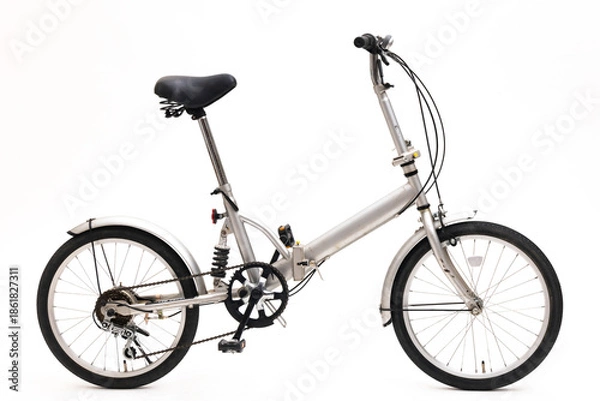 Fototapeta 古い折りたたみ式自転車