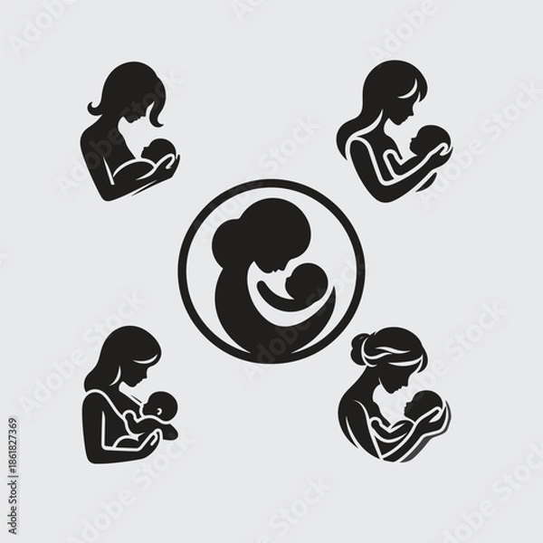 Obraz Mothers icon set