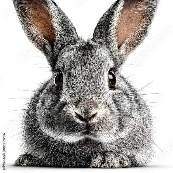 Obraz A rabbit looking forward