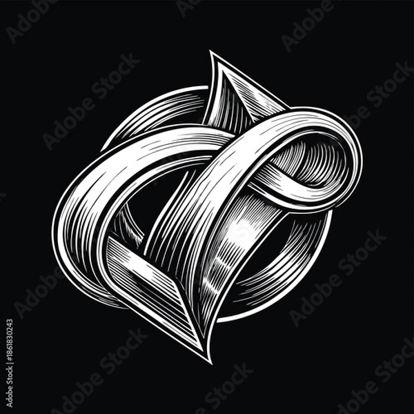 Obraz abstract heart shape