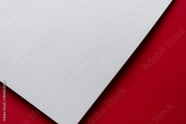 Obraz 赤と白の爽やかな背景	