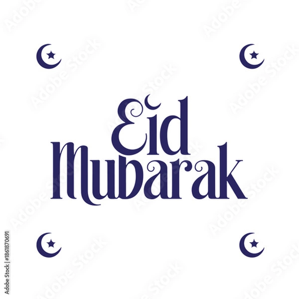 Obraz Eid icon. Eid poster design