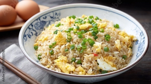 Fototapeta egg fried rice