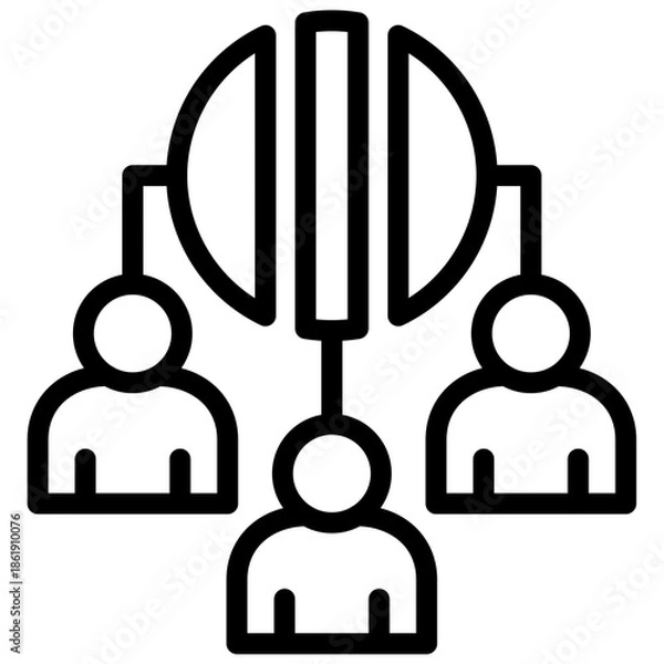 Obraz Market Segment Icon