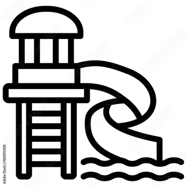 Obraz Water Park Icon