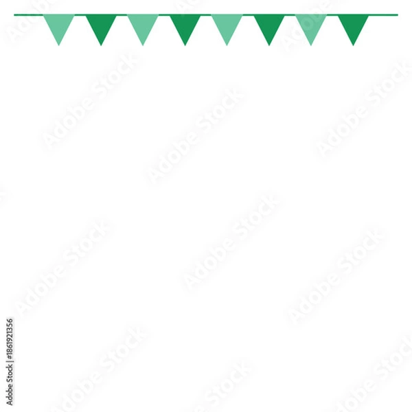 Fototapeta St. Patrick's Day Flag Decoration