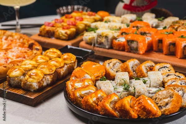 Obraz sushi set on the table