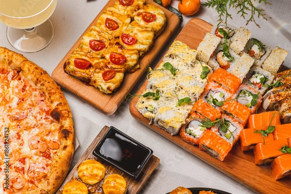 Obraz sushi set on the table