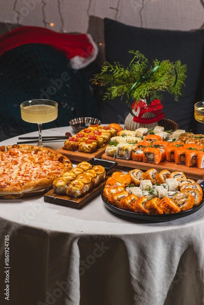 Obraz sushi set on the table