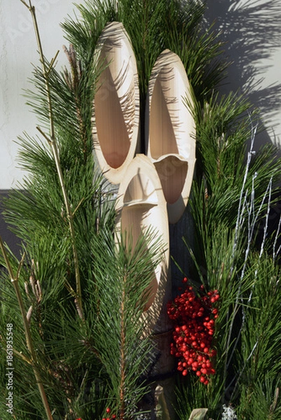 Obraz 正月飾り　門松