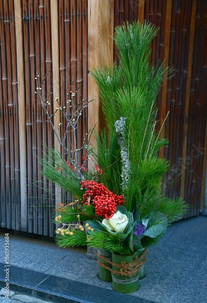 Obraz 正月飾り　門松