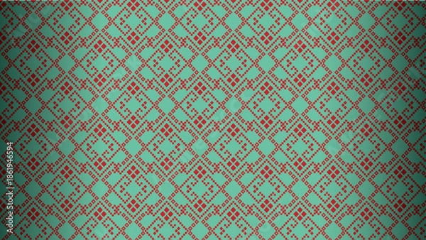 Fototapeta Designer textile clothing pattern design