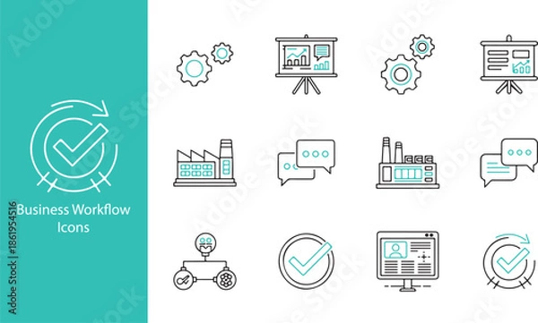 Obraz Business Workflow Process Icon