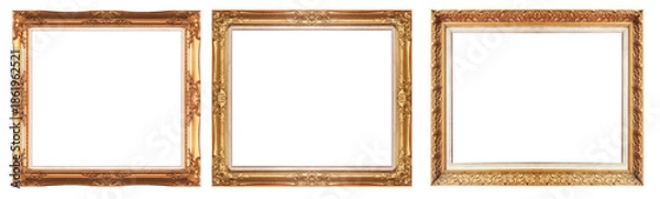 Obraz Golden picture frame
