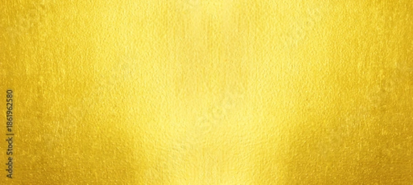 Obraz Shiny yellow leaf gold foil