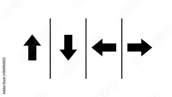 Obraz Basic User Interface Symbols