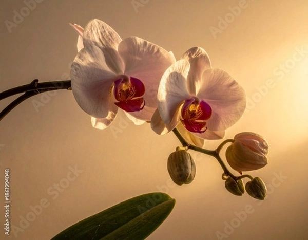 Obraz orchid on black