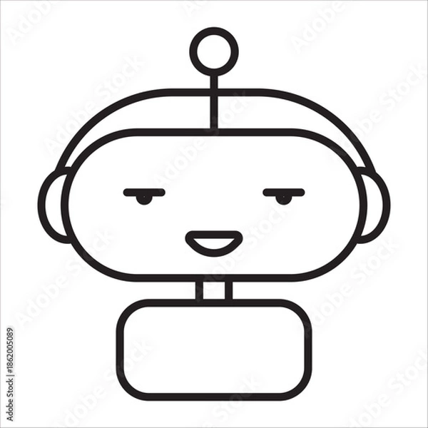 Fototapeta Engineering icon outline vector