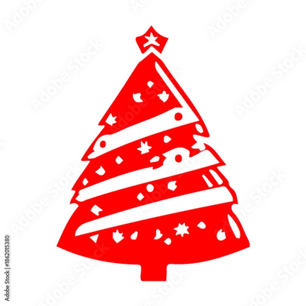 Obraz Icon Illustration About Christmas