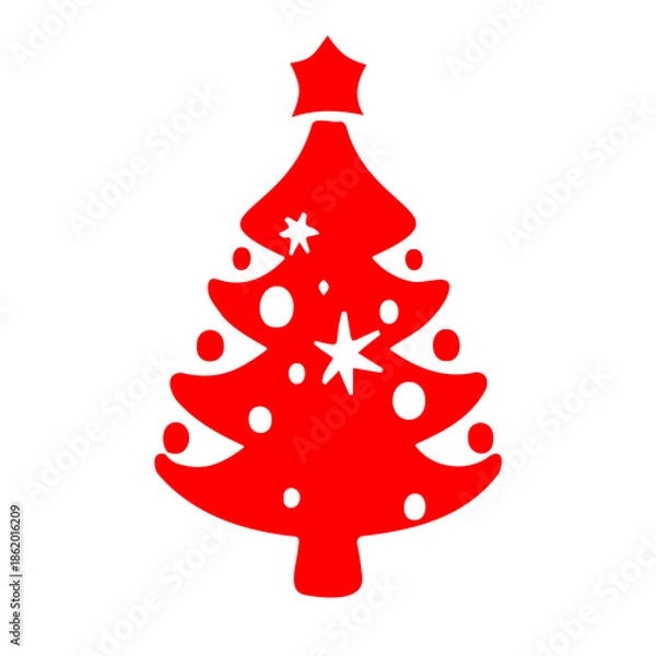 Obraz Icon Illustration About Christmas