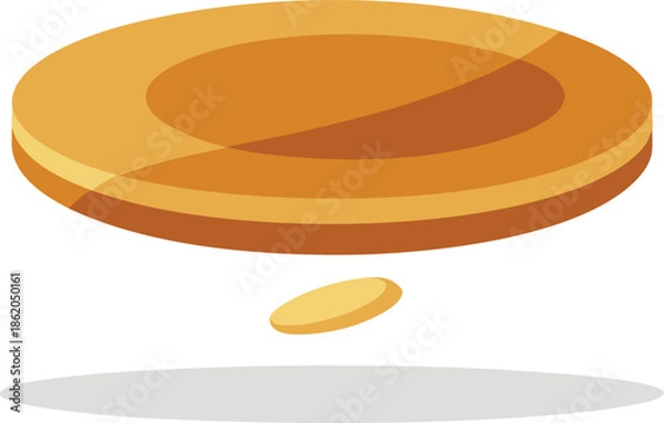 Obraz Pancake flipping carnival design