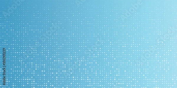Fototapeta Blue Gradient Abstract Background With Dot Pattern For Tech, Business, And Design Projects