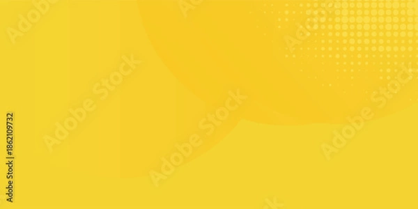 Obraz yellow background abstract with Gradient in empty room studio, Yellow empty room studio gradient used for background