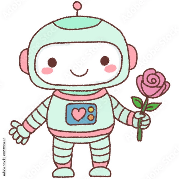 Obraz Robot cute 