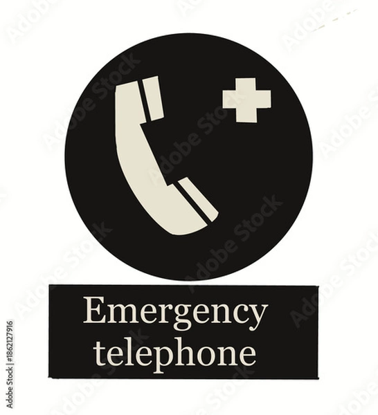 Obraz Public warning sign