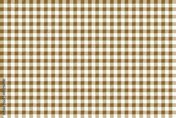 Obraz Goldenrod and white color plaid pattern background. plaid pattern background. Seamless pattern.