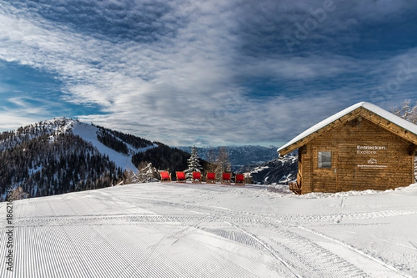 Obraz Skiing At Bad Kleinkirchheim St. Oswald Carinthia Austria