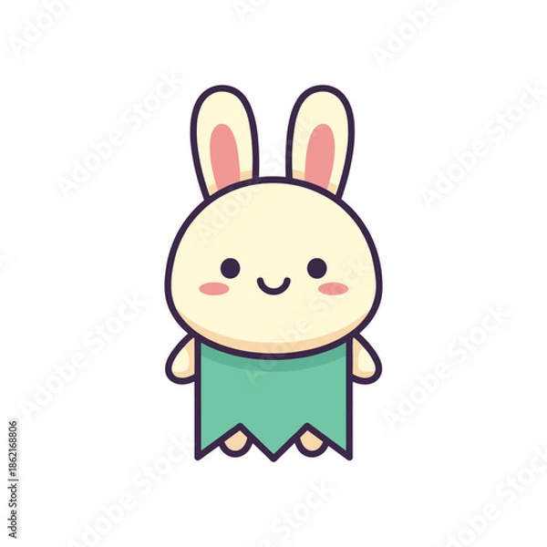 Obraz Cute Bunny Vector Illustration
