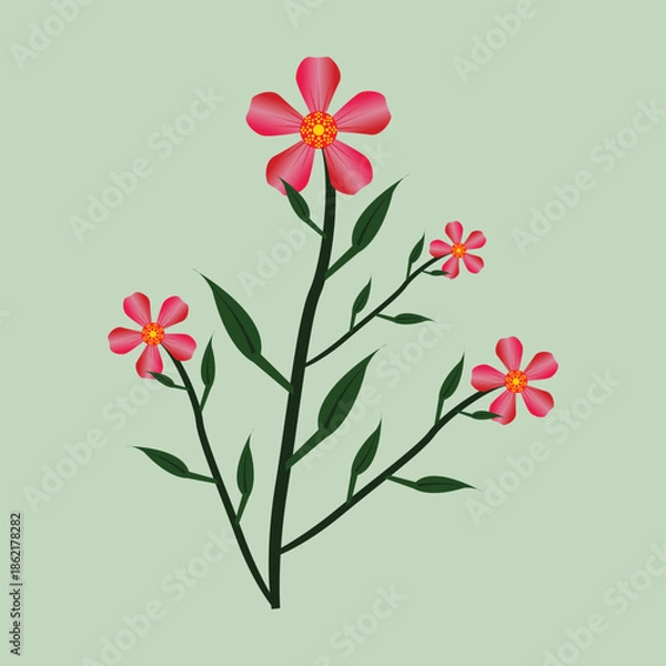 Fototapeta Wild flowers