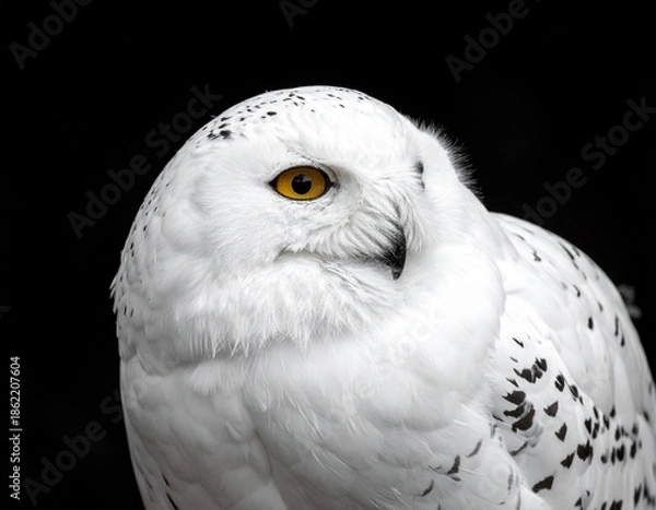 Obraz snowy owl bubo