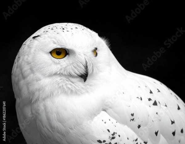 Obraz snowy owl bubo