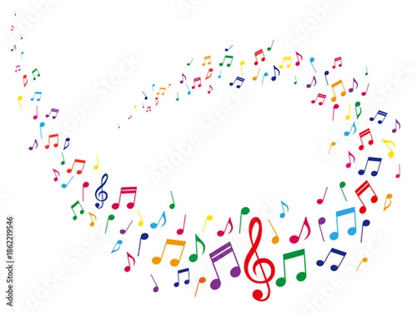 Fototapeta 音符・風2