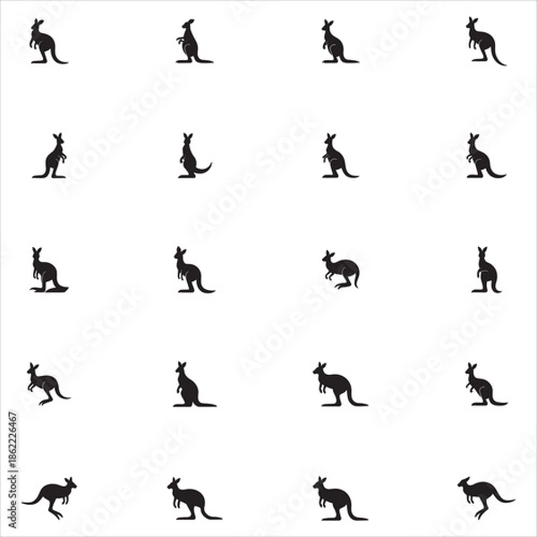 Obraz Kangaroo Svg Bundle 