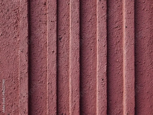 Obraz 赤い壁の表面が織り成す模様とテクスチャ