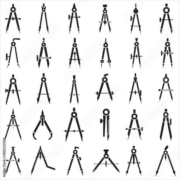 Obraz Compass Svg Clip Art