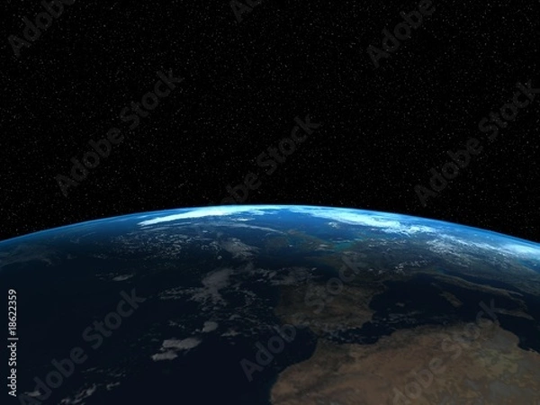 Fototapeta Earth from outerspace