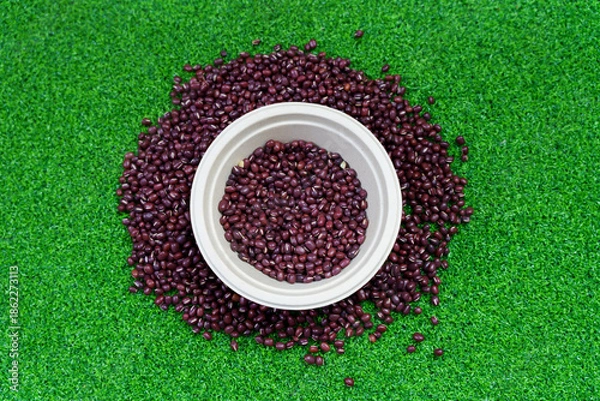 Obraz Assorted beans ingredients  red beans for cooking