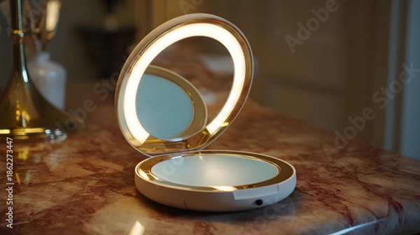 Obraz pocket makeup mirror