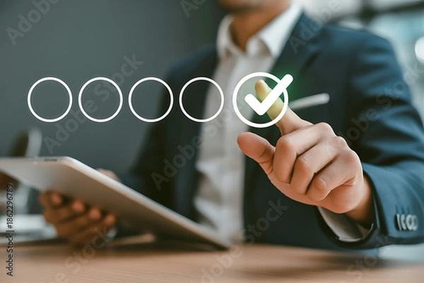 Obraz Selecting the final option