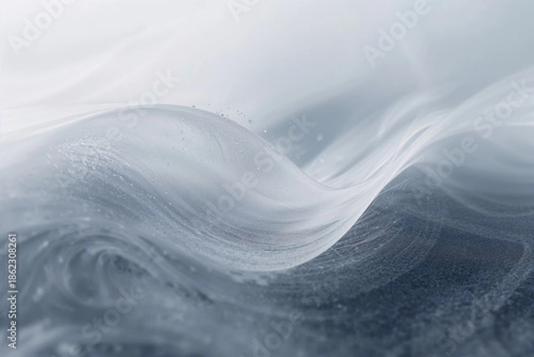 Obraz Gray and white abstract wave pattern