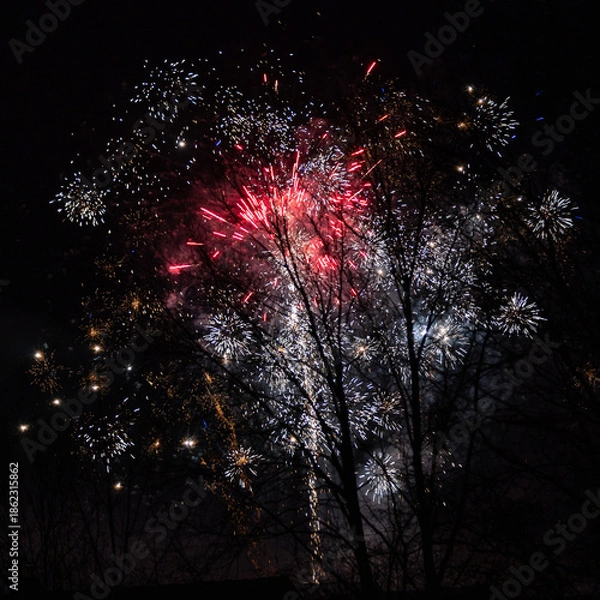 Fototapeta Feuerwerk