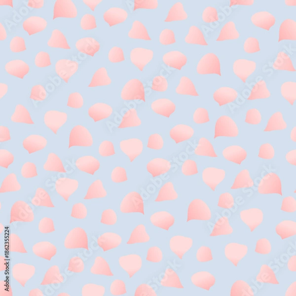 Obraz Seamless pattern with delicate rose petals