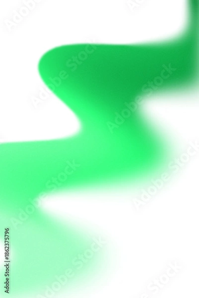 Obraz Green wave gradient overlay with grainy texture