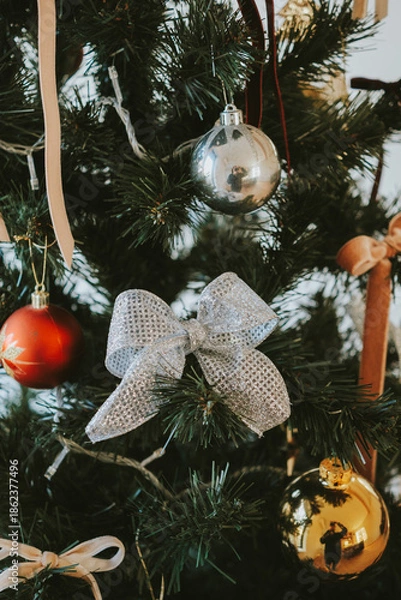 Obraz christmas tree decorations