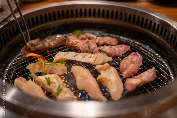 Obraz 日本の愛知県名古屋市で食べたとても美味しい焼肉